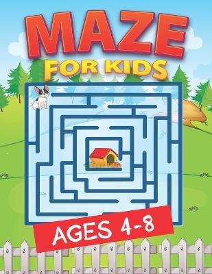 Book cover for Maze For Kids Ages 4-8