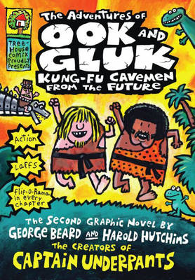 Book cover for The Adventures of Ook and Gluk, Kung-fu Cavemen from the Future