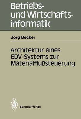 Book cover for Architektur eines EDV-Systems zur Materialflußsteuerung