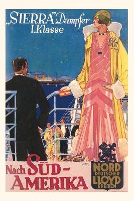 Cover of Vintage Journal Ocean Liner Poster