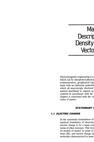 Cover of Fundamental Electromagnetic Theory and Applications