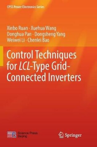 Cover of Control Techniques for LCL-Type Grid-Connected Inverters