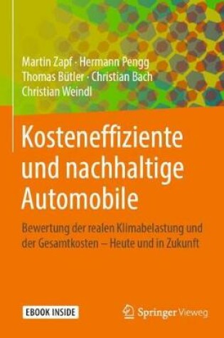 Cover of Kosteneffiziente Und Nachhaltige Automobile