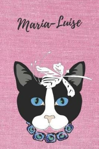 Cover of personalisiertes Notizbuch Katze / Notizheft / Journal / Malbuch / Tagebuch / Kritzelbuch / DIN A5 / Geschenk Maria-Luise