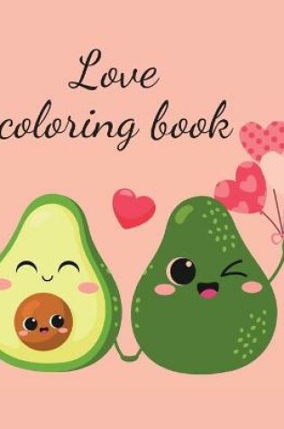 Cover of Love coloring book