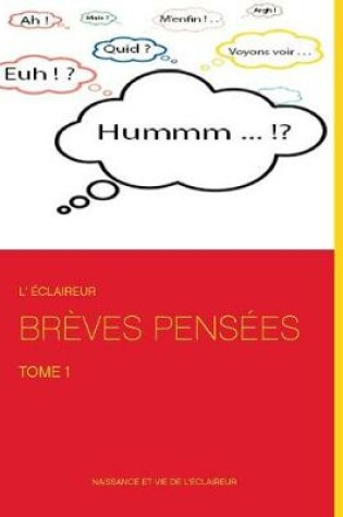 Cover of Breves pensees