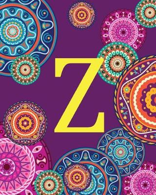 Cover of Dotted Journal Writing Ideas "Z", Purple Inspiration Notebook, Dream Journal Dia