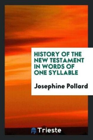 Cover of History of the New Testament in Words of One Syllable;