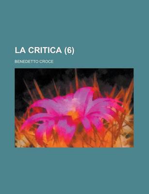 Book cover for La Critica (6)