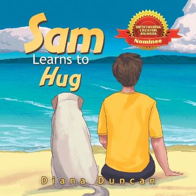 Book cover for Sam Learns to Hug