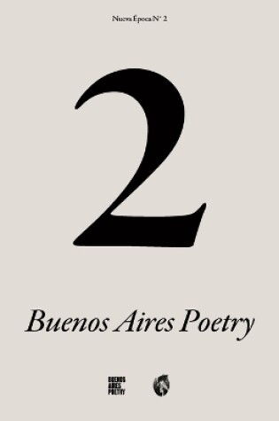 Cover of Buenos Aires Poetry n°2 (Nueva Época)