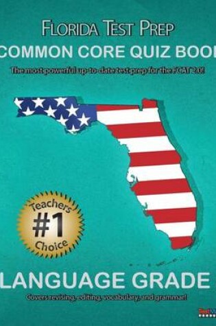 Cover of Florida Test Prep Common Core Quiz Book Language Grade 2