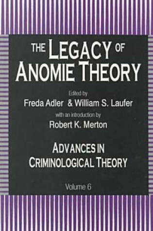 Cover of The Advances in Criminological Theory