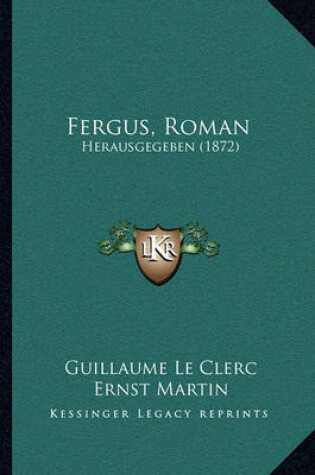 Cover of Fergus, Roman