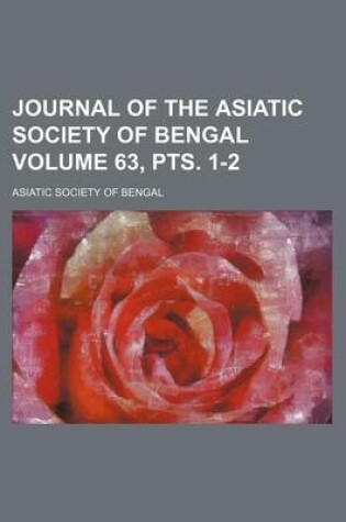 Cover of The Annals and Magazine of Natural History; Zoology, Botany, and Geology Volume 63, Pts. 1-2