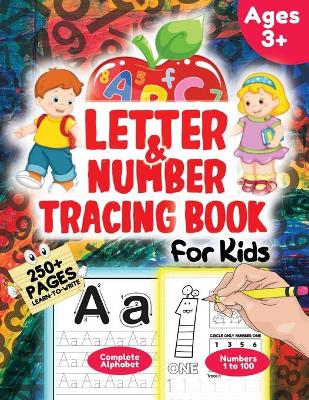 Book cover for Letter and Number Tracing Activity Book for Kids