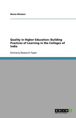 Book cover for Quality in Higher Education