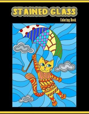 Book cover for Stained Glass Coloring Book