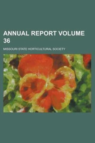 Cover of Annual Report Volume 36