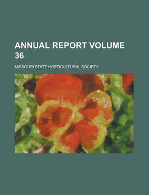 Book cover for Annual Report Volume 36