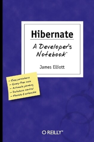 Cover of Hibernate - A Developer's Notebook