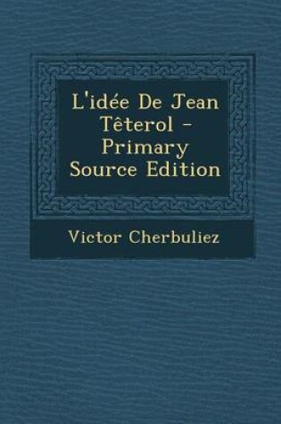 Cover of L'Idee de Jean Teterol