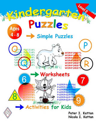 Book cover for Kindergarten Puzzles - Level 2