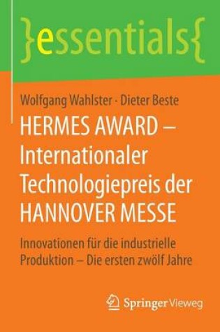 Cover of HERMES AWARD - Internationaler Technologiepreis der HANNOVER MESSE