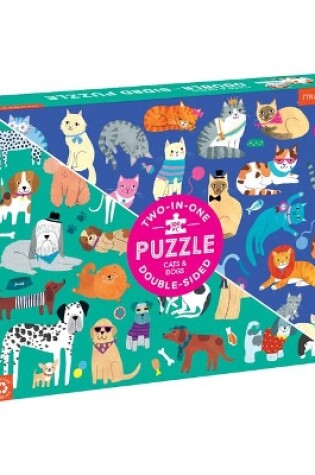 Cover of CATS & DOGS 100 PC DOUBLE SIDED PUZZLE