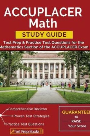 Cover of ACCUPLACER Math Study Guide