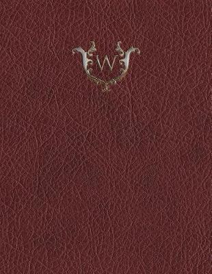 Cover of Monogram "W" Sketchbook