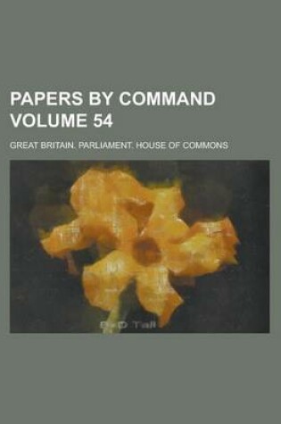 Cover of Papers by Command Volume 54