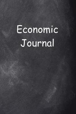 Cover of Economic Journal Chalkboard Design