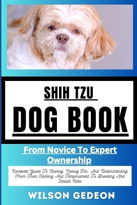 Book cover for Shih Tzu Dog Book