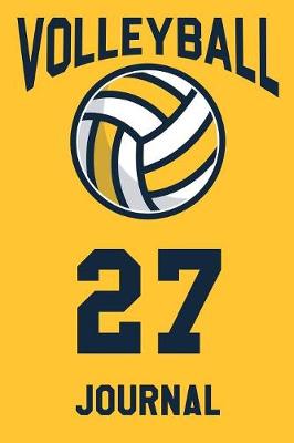 Book cover for Volleyball Journal 27