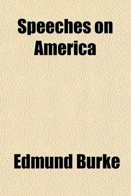 Book cover for Speeches on America