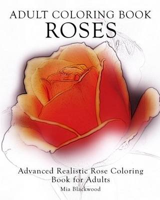 Cover of Adult Coloring Book Roses
