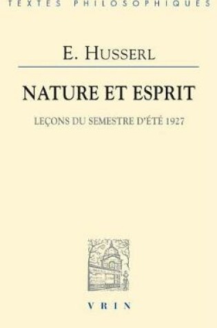 Cover of Nature Et Esprit