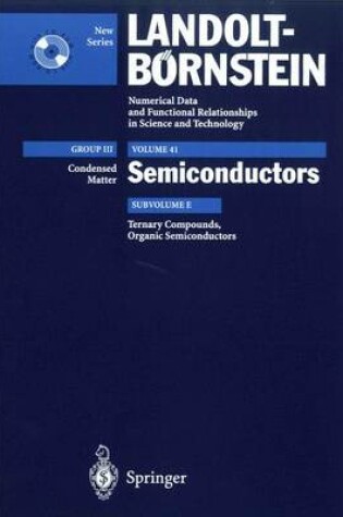 Cover of Ternary Compounds, Organic Semiconductors