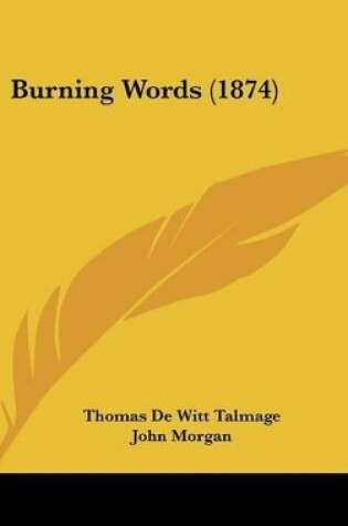 Cover of Burning Words (1874)