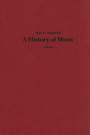 Cover of A History of Music (1830)