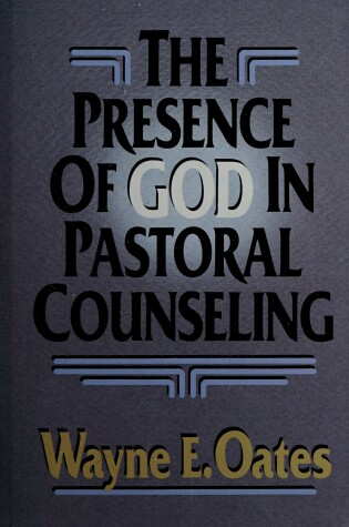 Cover of Presence of God in Pastoral Counseling