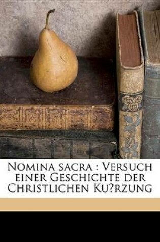 Cover of Nomina Sacra