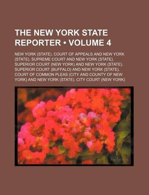 Book cover for The New York State Reporter (Volume 4)