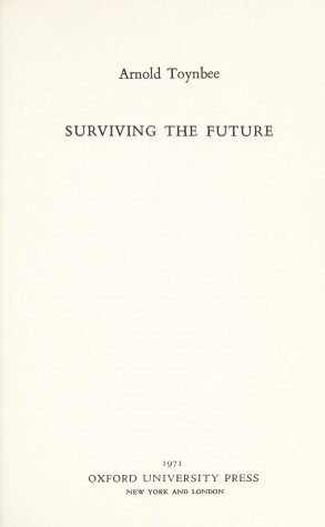 Book cover for Surviving the Future