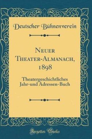 Cover of Neuer Theater-Almanach, 1898