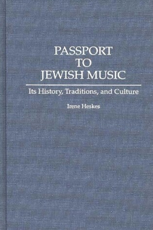 Cover of Passport to Jewish Music