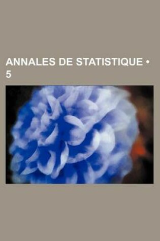 Cover of Annales de Statistique (5)