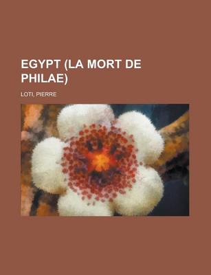Book cover for Egypt (La Mort de Philae)