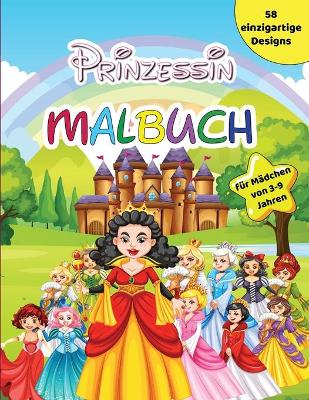 Book cover for Prinzessin Malbuch für Mädchen von 3-9 Jahren